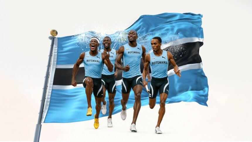 Botswana Throws a Party Public Holiday Declared After Historic Relay Win - Africalix Botswana Throws a Party Public Holiday Declared After Historic Relay Win