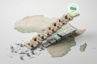 Illustration of global ESG and SDG frameworks flowing into local community projects, symbolizing STEP’s role in turning international sustainability standards into on‑the‑ground action.