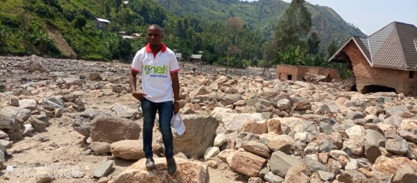 Jean-Paul Bya’Undaombe Longye, Congolese climate activist and negotiator, representing the Democratic Republic of the Congo at a UN climate conference