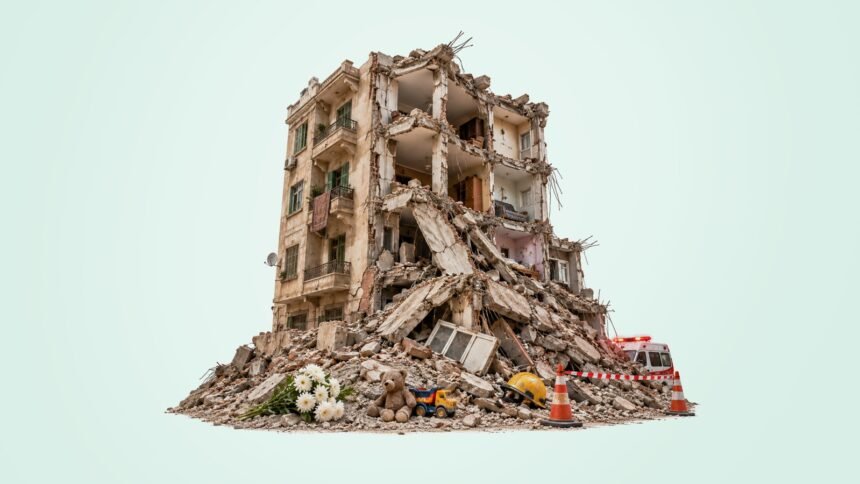 A Building From the 1950s Gives Way: Six Dead, Three of Them Children, in Cairo's Hadayek El-Qobba
