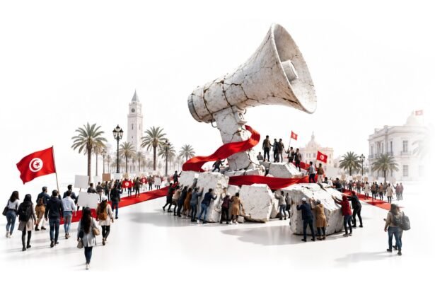 Habib Bourguiba Avenue Fills Up: Tunisia's Labor Union Puts Saied's Divided Critics in One March