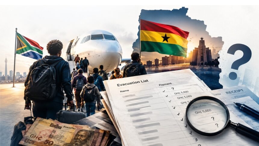 Questions Over Unsigned Payments: Ghana's GH¢49.72 Million Evacuation from South Africa Draws Calls for an Audit
